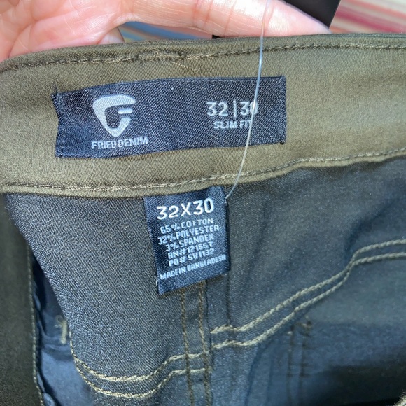 Fried Denim Olive Green Jeans - Picture 8 of 8